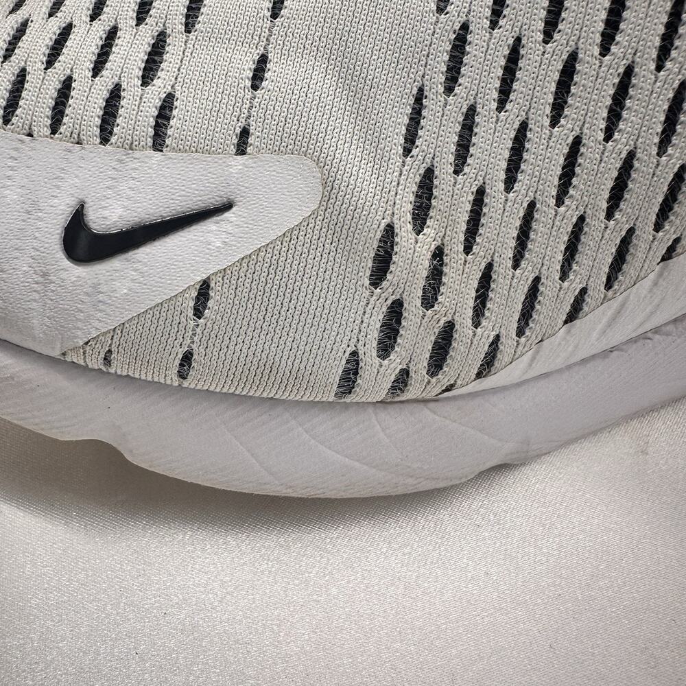 Nike Air Max 270 White Mesh Lace-Up Shoe AH6789-100 Women's Size 11 Running - Picture 13 of 14